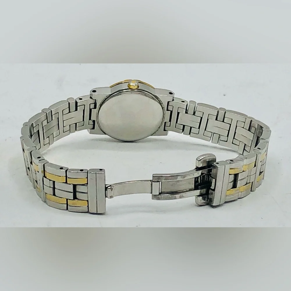Citizen Eco-Drive Ladies Watch Two-Tone Diamond Accent MOP Dial